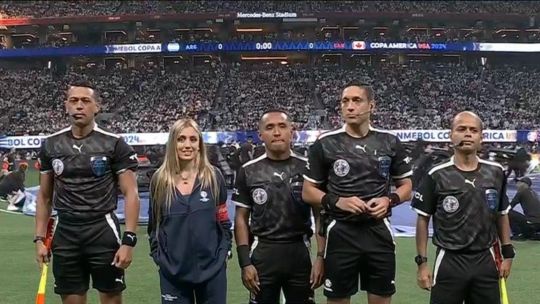 Why Morena Beltrán was with the referees in Argentina’s match against Canada in the Copa América 2024