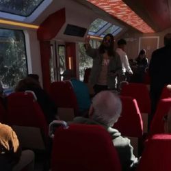 Los vagones cuentan con todos los servicios.