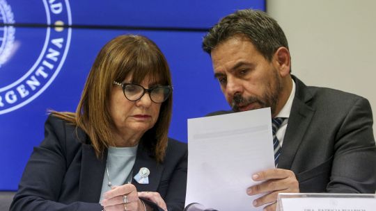 Patricia Bullrich y Vicente Ventura Barreiro