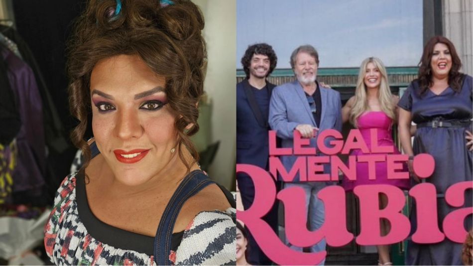 Costa y el elenco de "Legalmente Rubia"