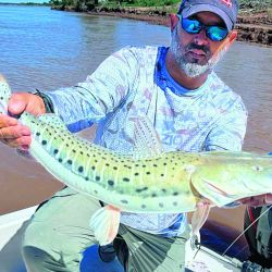 Los dorados de Puerto Gaboto tenían un color singular. Gozio Bendy 1 y Epic fueron los señuelos vedette del lugar.