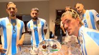 La Scaloneta antes del partido entre Argentina y Chile