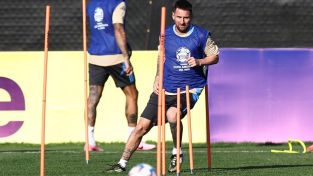 Entrenamiento de la selección argentina