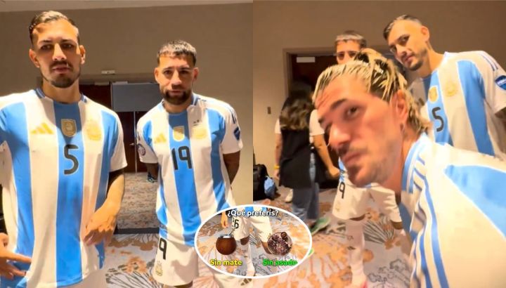 El video con la divertida trivia de la Scaloneta antes del partido entre Argentina y Chile por la Copa América