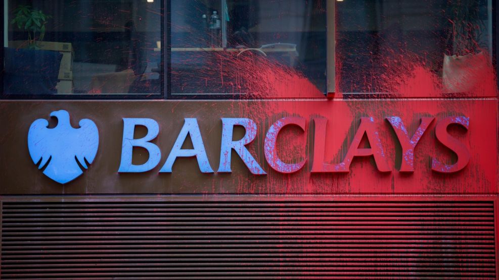 Barclays Plc Bank Branch Damaged By Protesters