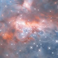 La nueva e inmensa nebulosa fue captada por el Hubble.