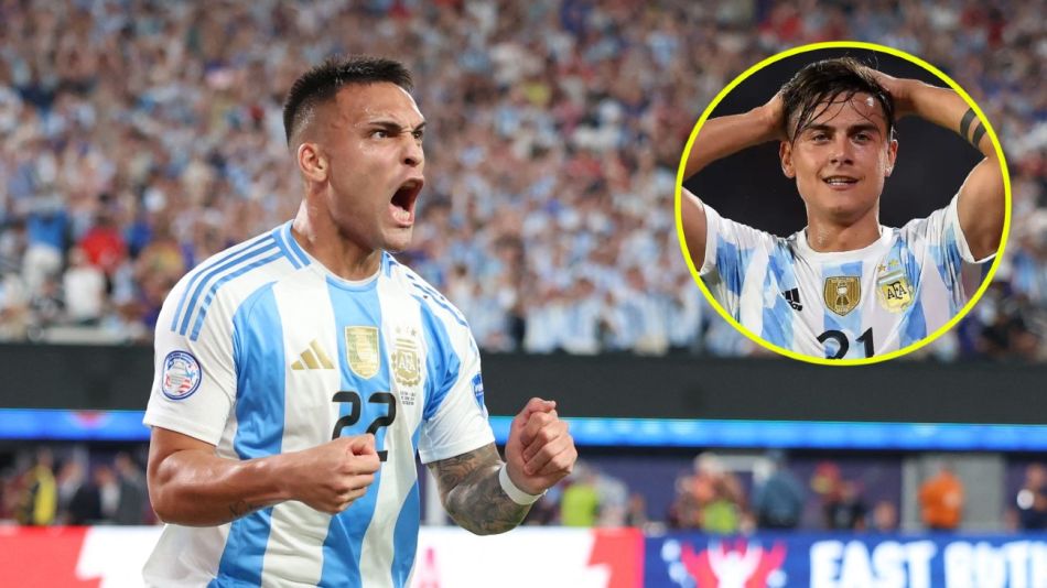 Lautaro Martinez y Paulo Dybala