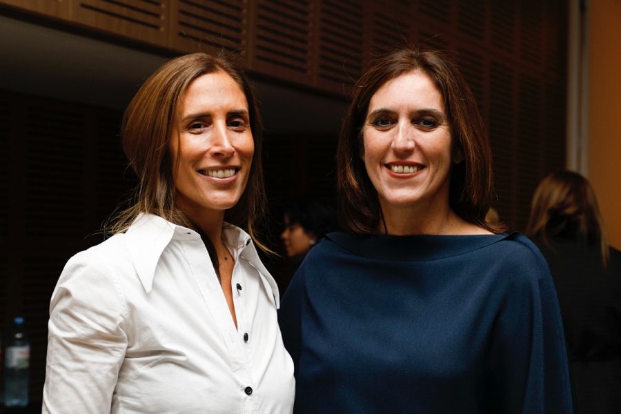 Florencia Perotti, presidenta de Asociación Amigos del Moderno, y Victoria Noorthoorn, directora del Moderno.