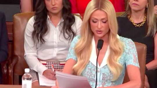 Paris Hilton en el Congreso-