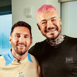 Tinelli y Messi, una sociedad televisiva que no funcionó y fracasó en cuanto al rating. | Foto:Cedoc