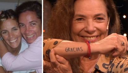 La esposa de Marita Novaro habló sobre el tatuaje que tiene relación con su ahijada en +CARAS. 