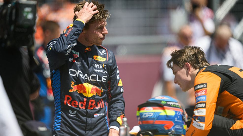 Max Verstappen, luego de ganar el 'Sprint' previo al Gran Premio de Austria.