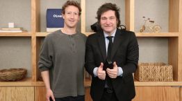 Milei y Zuckerberg