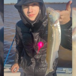 El pique sobre el Paraná Guazú suele ser muy veloz y el pejerrey brinda una linda pelea antes de llegar a la embarcación. Es una pesca enérgica y de buen gusto, debiendo estar bien atentos ante cada pique.