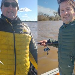 El pique sobre el Paraná Guazú suele ser muy veloz y el pejerrey brinda una linda pelea antes de llegar a la embarcación. Es una pesca enérgica y de buen gusto, debiendo estar bien atentos ante cada pique.