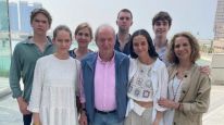 Juan Carlos I y sus nietos 