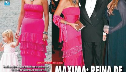 La esposa de Guillermo Alejandro volvió a lucir el vestido que usó para los 40 años del rey. 