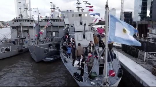 Feriado 9 de julio 2024: la Armada Argentina impulsó un tour gratuito por su flota de buques