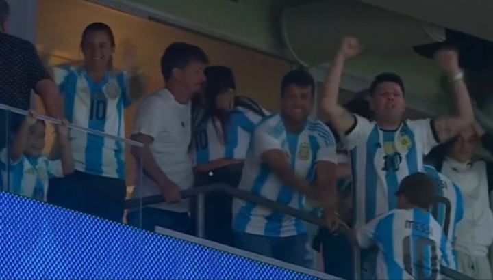 Copa América 2024: el eufórico festejo de la familia de Lionel Messi tras el triunfo de Argentina ante Ecuador