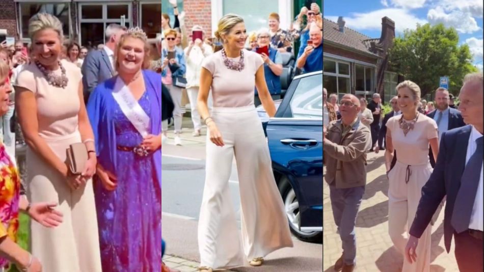 Máxima Zorreguieta visitó un pueblo de Holanda