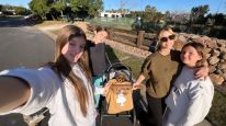 Nicole Neumann compartió el primer paseo de Cruz Urcera con sus hermanas