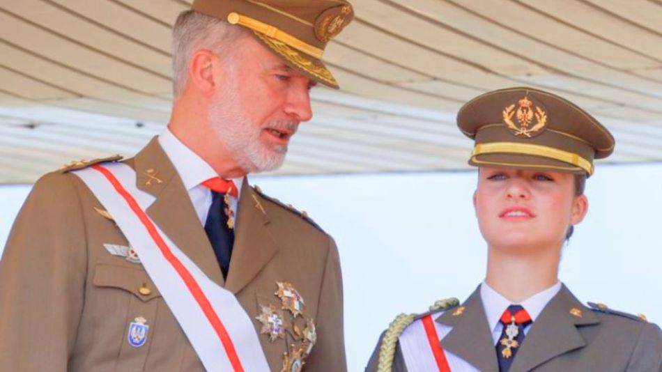 Felipe VI y la princesa Leonor