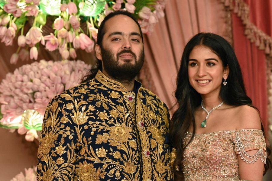 Radhika Merchant y Anant Ambani, hijo del hombre más rico de India.