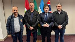 Javier Milei y Jair Bolsonaro en Camboriu