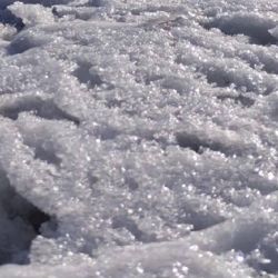 La Laguna Blanca se congeló en su totalidad. 