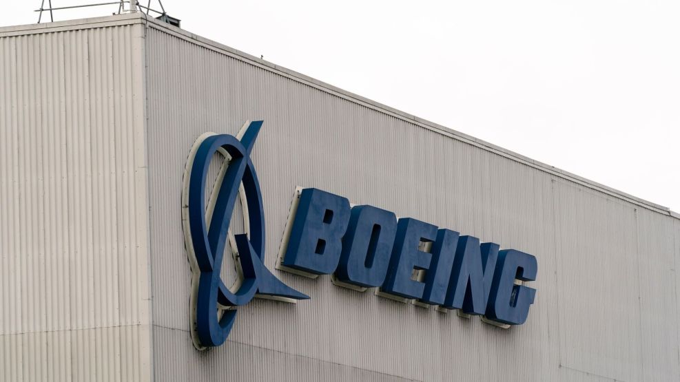 The Boeing Manufacturing Facility As Shares Slide
        