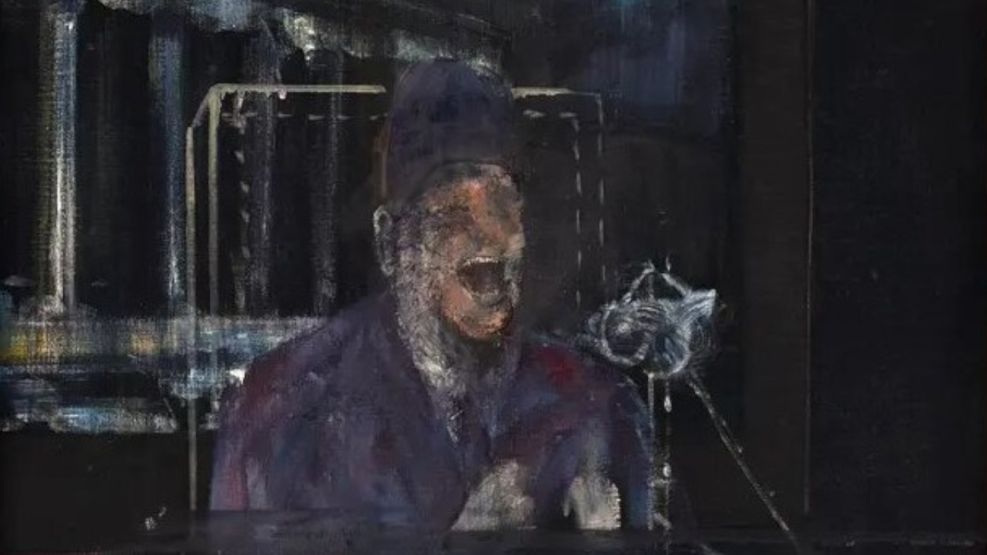 Paisaje con Papa / Dictador” - 1946 - Francis Bacon.