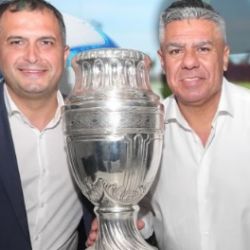 Claudio Tapia y Luciano Nakis | Foto:CEDOC