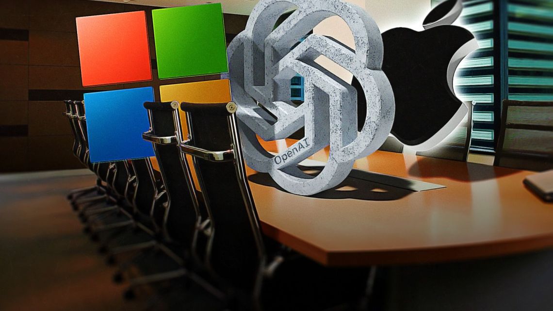 Microsoft y Apple evitan participar en junta de OpenAI 