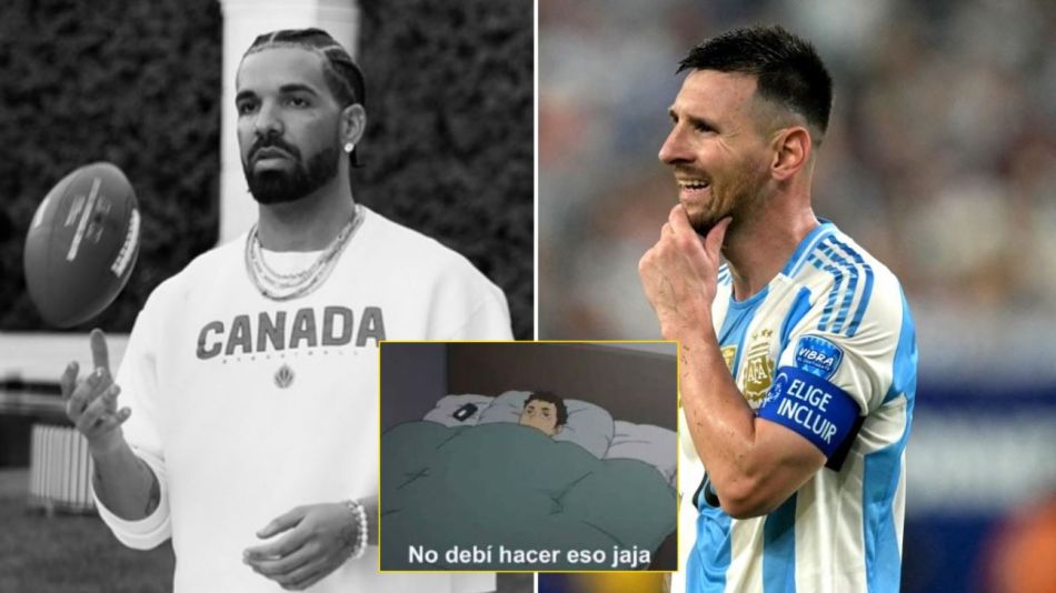 Drake y Messi