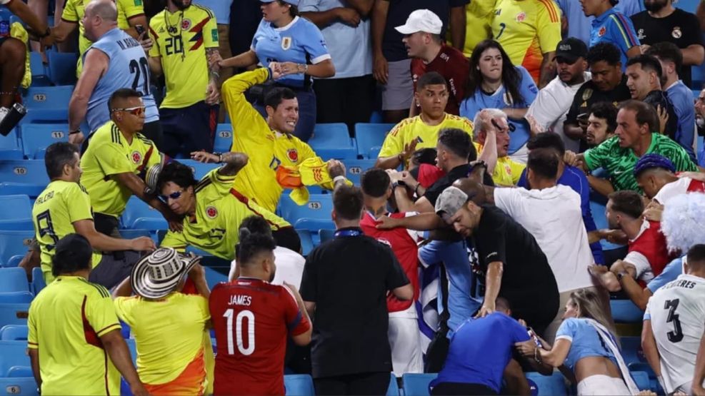 uruguay colombia copa america pelea 1 g_20240711