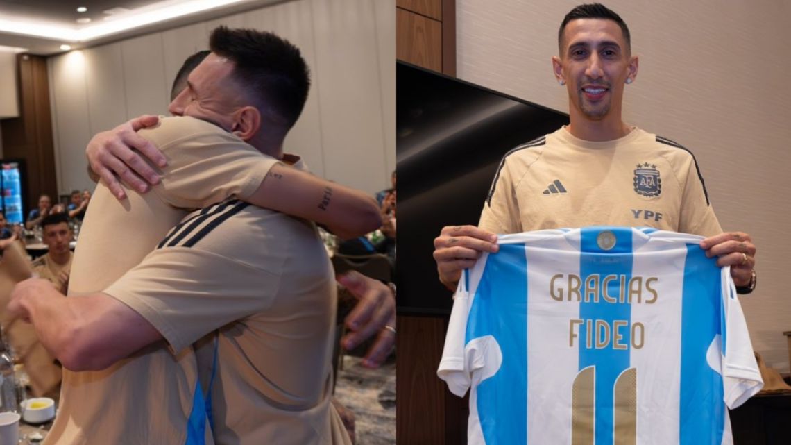 El especial regalo de la Selección Argentina a Ángel Di María antes de su  último partido | Exitoina