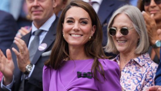 Kate Middleton reaparece en Wimbledon 