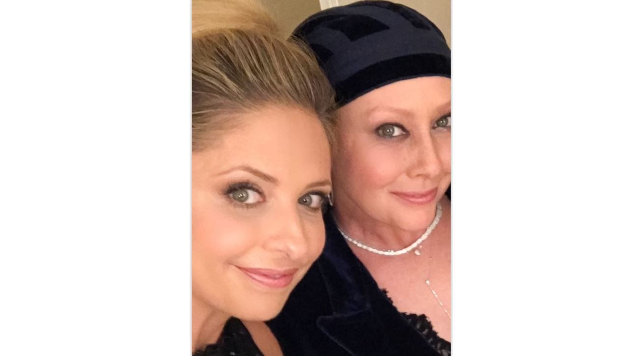 Sarah Michelle Gellar y Shannen Doherty