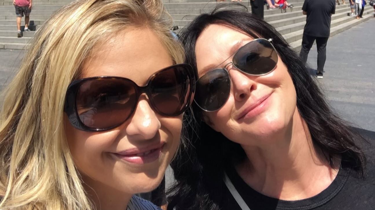 Sarah Michelle Gellar y Shannen Doherty