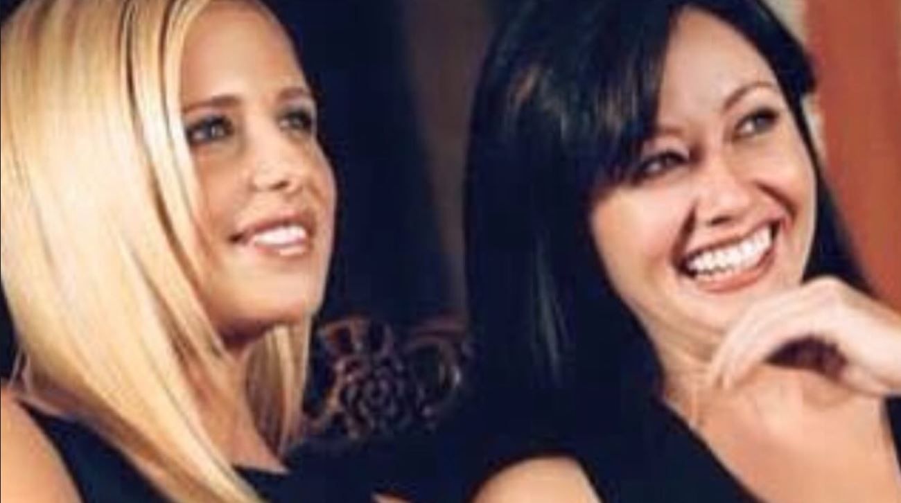 Sarah Michelle Gellar y Shannen Doherty