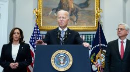 Joe Biden en el Salón Roosevelt de la Casa Blanca tras el atentado a Trump