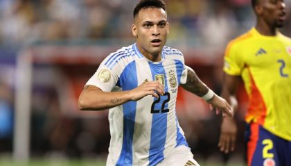 Lautaro Martínez en la Copa América 