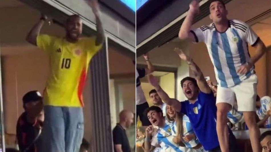 El video de la pelea de Maluma con los hinchas argentinos en la final de la Copa América 2024 que causó furor en la red | Exitoina