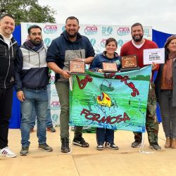 El ganador de la 5° edición del torneo fue el equipo integrado por Daniel Amarilla, Giuliano Difalco y Marco Silva, de la barra pesquera Esto es Pesca.