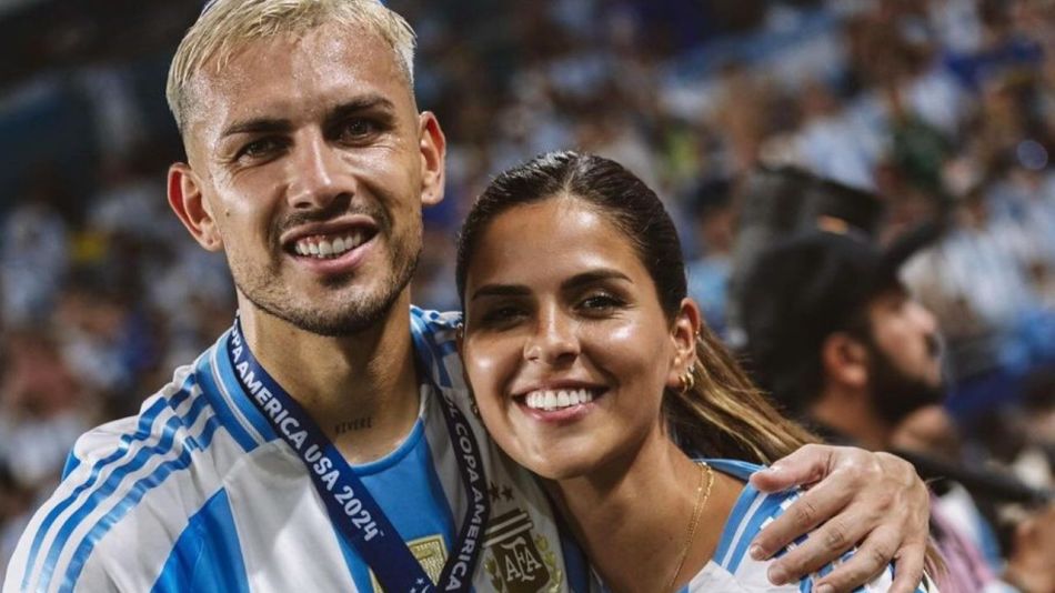 Camila Glanate sorprendió a Leandro Paredes 