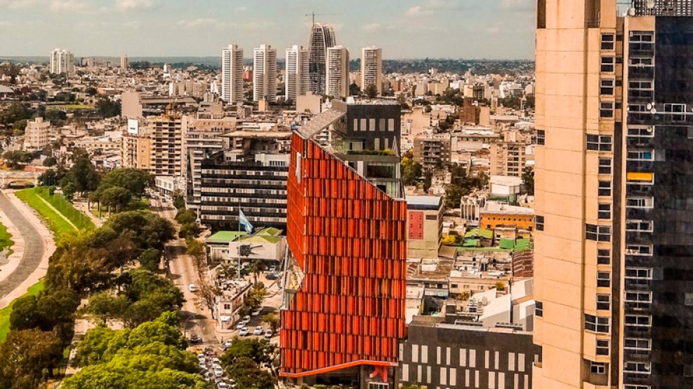 Toma aérea de la ciudad de Córdoba