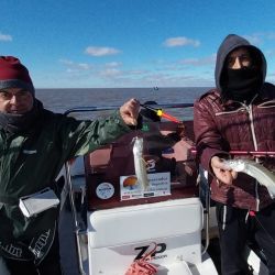 Las boyas tricolores navegaron muy bien y permitió advertir con comodidad los piques a distancia.