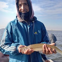 Tras una temporada con altibajos desde la costa, esta laguna de Olavarría explotó embarcados. 
