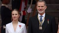 El rey Felipe VI y la princesa Leonor