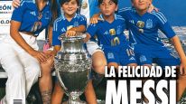 Leo Messi en familia